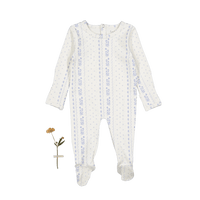 The Printed Romper - Blue Tapestry