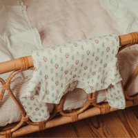 The Printed Romper + Hat + Blanket Set - Esme