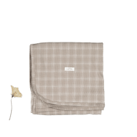 The Printed Blanket -  Taupe Check