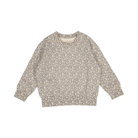 The Printed Sweatshirt - Blueberry
