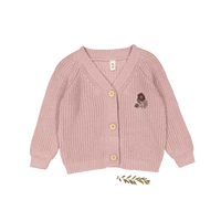 The Chunky Knit Cardigan - Ava Mauve