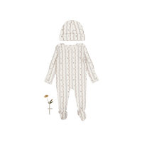 The Printed Romper + Hat Set - Meri Flora