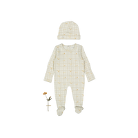 The Printed Romper + Hat Set - Baby Chick
