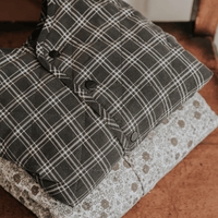 The Corduroy Tunic - Steel Check