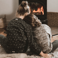 The Printed Long Sleeve Dress - Squirrel