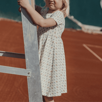 The Printed Short Sleeve Dress - Esme