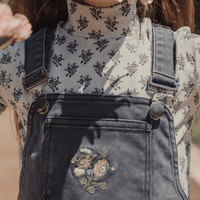 The Denim Dress - Vintage Rose