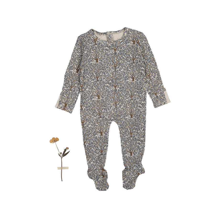 Delicate Forest Off-White Romper