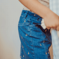 The Denim Skirt - Mini Tulip