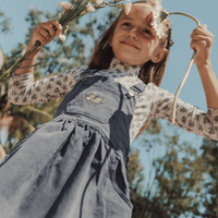 The Denim Dress - Vintage Rose