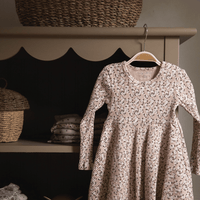 The Printed Long Sleeve Dress - Adelyn