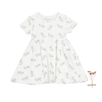 The Printed Short Sleeve Dress - Celia