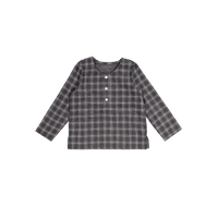 The Corduroy Tunic - Steel Check