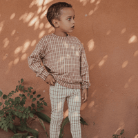 The Sweatshirt Set - Mauve Check