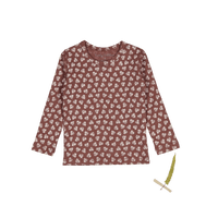 The Printed Long Sleeve Tee - Rustic Floral