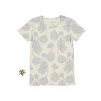 The Printed Short Sleeve Tee - Camellia