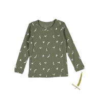 The Printed Long Sleeve Tee - Squirrel