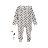 The Printed Romper - Vintage Rose
