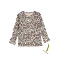 The Printed Long Sleeve Tee - Ava