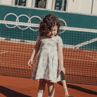 The Printed Short Sleeve Dress - Camellia