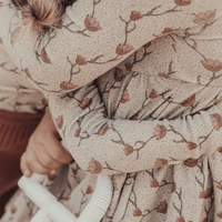 The Printed Long Sleeve Dress - Iris