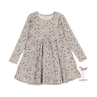 The Printed Long Sleeve Dress - Isla