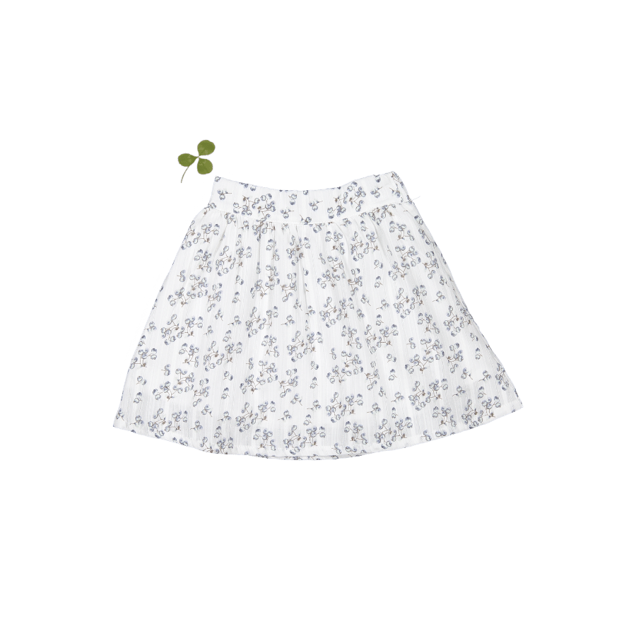 The Woven Skirt - Mintberry