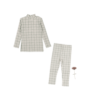 The Turtleneck Set - Sage Check