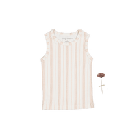 The Printed Tank - Rose Stripe