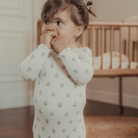 The Printed Romper + Blanket Set - Zara Pink