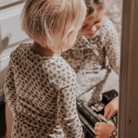 The Printed Legging - Neutral Floral