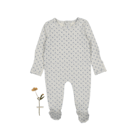 The Printed Romper - Emma Blue
