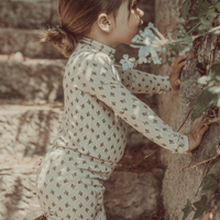 The Printed Turtleneck - Vintage Acorn
