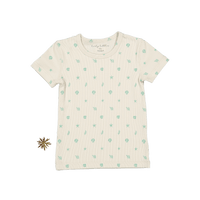 The Printed Short Sleeve Tee - Darya Sea