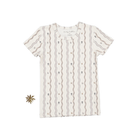 The Printed Short Sleeve Tee - Meri Flora