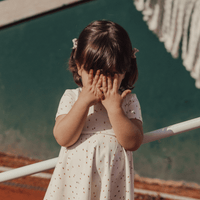 The Printed Short Sleeve Dress - Raspberry Red