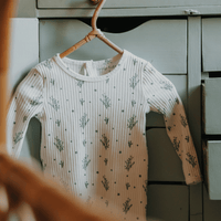 The Printed Long Sleeve Tee - Honeybunch