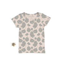 The Printed Short Sleeve Tee - Camellia
