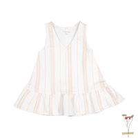 The Denim Dress - Rose Stripe