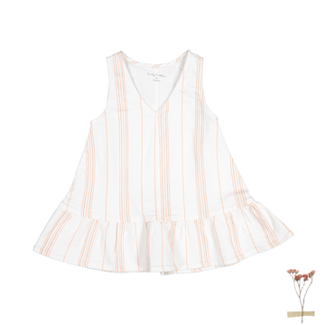 The Denim Dress - Rose Stripe