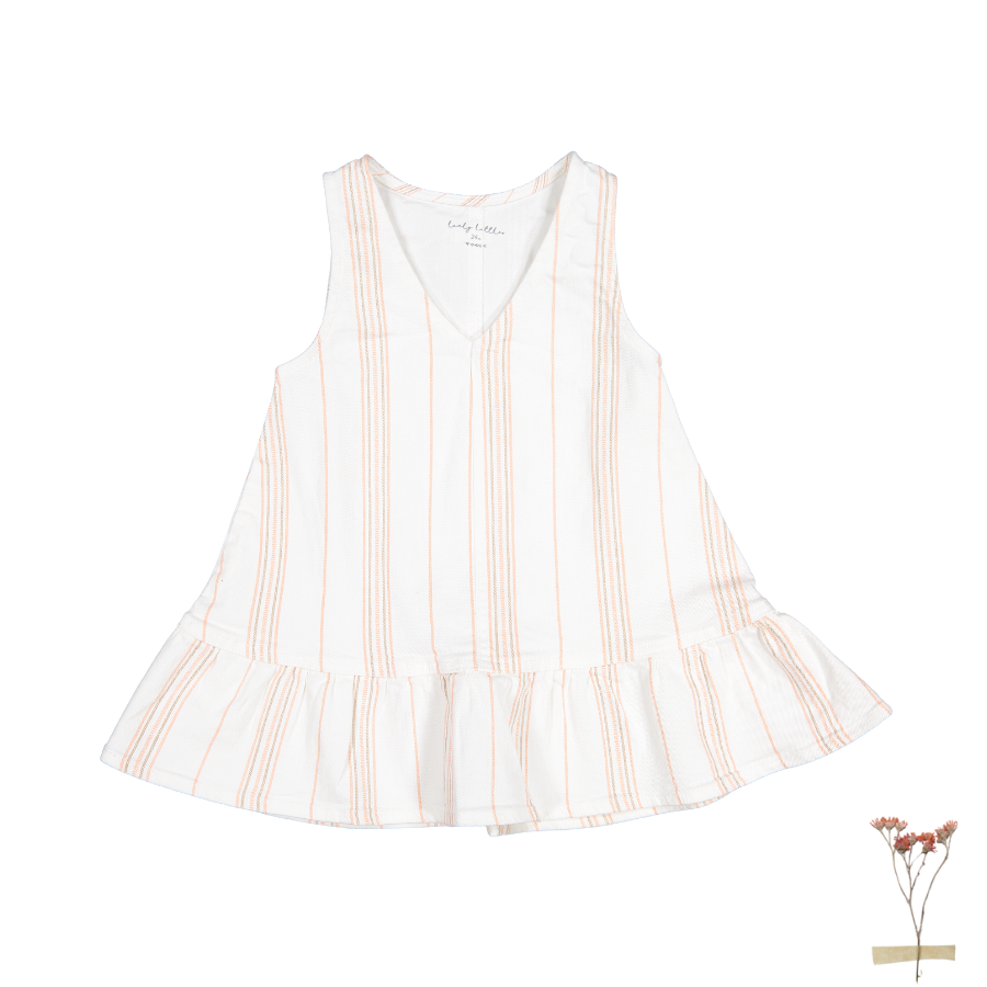 The Denim Dress - Rose Stripe