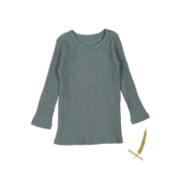 The Printed Long Sleeve Tee - Fox
