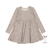The Printed Long Sleeve Dress - Fairy