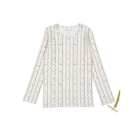 The Printed Long Sleeve Tee - Meri Flora