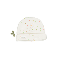 The Printed Hat - Raspberry Red