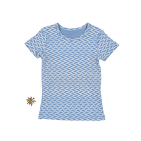 The Printed Short Sleeve Tee - Elsie Wave