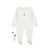 The Embroidered Romper - Zara Pink