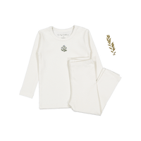 The Embroidered Set - Zara Blue