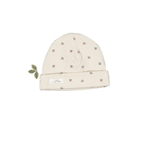 The Printed Hat - Mini Stitch Red