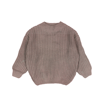 The Chunky Knit Sweater - Taupe